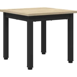 Tables-vidaXL Table basse Sonoma 40 x 40 x 36 cm Bois d'ingénierie Chêne sonoma
