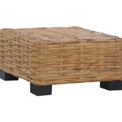 Mobilier De Jardin-vidaXL Table basse 47x47x28 cm rotin naturel