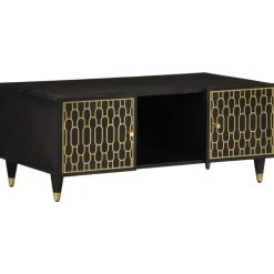 vidaXL Table basse 100x54x40 cm bois de manguier massif