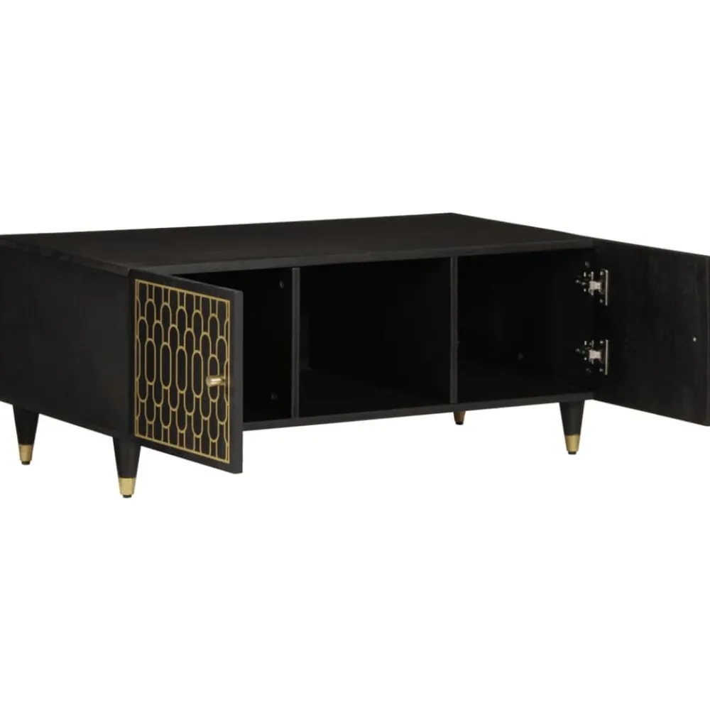 vidaXL Table basse 100x54x40 cm bois de manguier massif