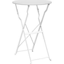 vidaXL Table bistrot Ø 50 x 71 cm Acier revêtu de poudre
