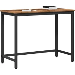 Meubles De Bureau-vidaXL table 80 x 50 x 76,5 cm Bois d'ingénierie et acier Bois ancien