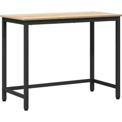 Meubles De Bureau-vidaXL table Chêne Sonoma 80 x 50 x 76,5 cm Bois d'ingénierie et acier Ch&ecirc;ne sonoma