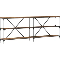 vidaXL Table console 200 x 30 x 75 cm Bois d'ingénierie