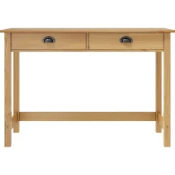 vidaXL Table console Hill Range avec 2 tiroirs 110x45x74 cm Pin solide