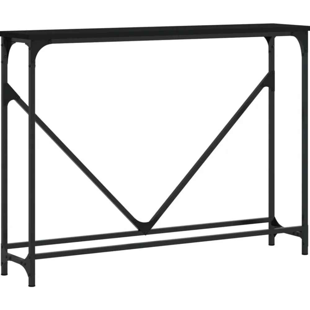 vidaXL Table console 102x22,5x75 cm bois d'ingénierie
