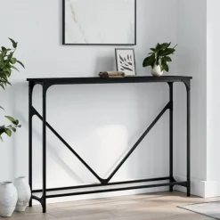 vidaXL Table console 102x22,5x75 cm bois d'ingénierie