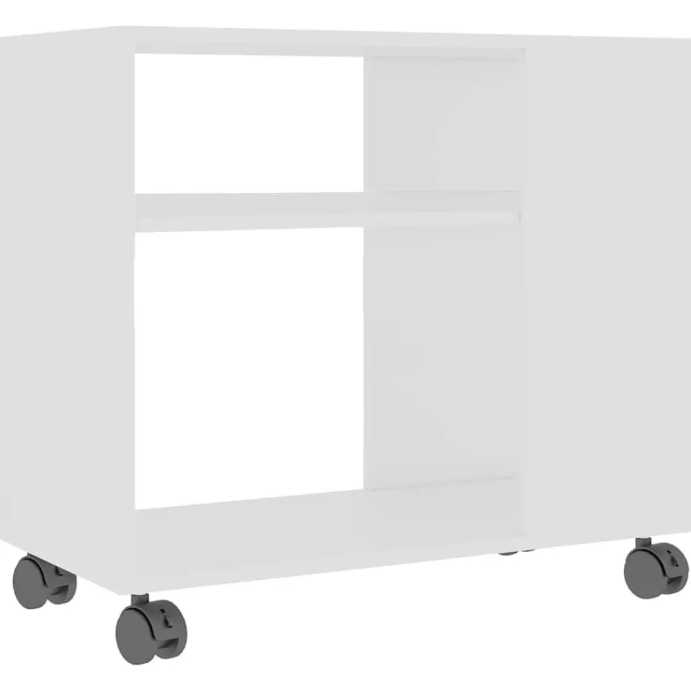 vidaXL Table d'appoint 70x35x55 cm Bois d'ingénierie