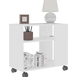 vidaXL Table d'appoint 70x35x55 cm Bois d'ingénierie