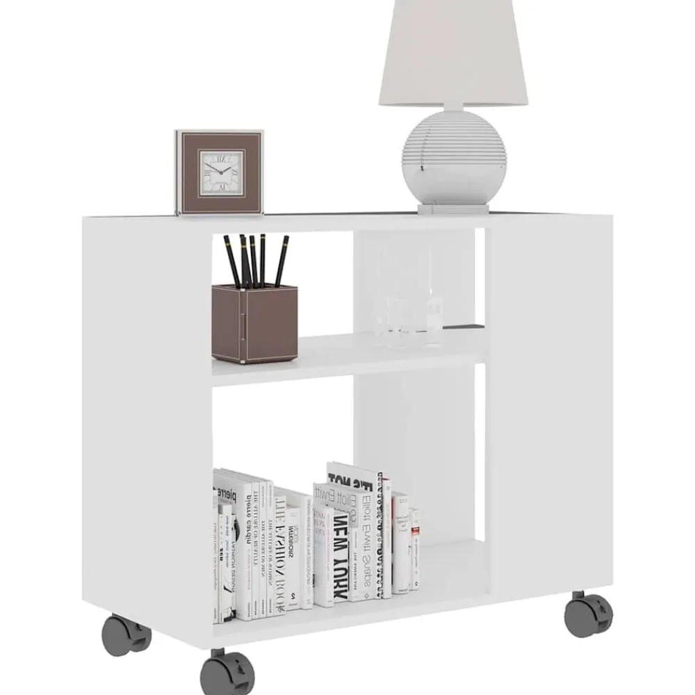 vidaXL Table d'appoint 70x35x55 cm Bois d'ingénierie