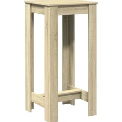 Tables-vidaXL Table de bar chêne sonoma 51x50x103,5 cm bois d'ingénierie Ch&ecirc;ne sonoma