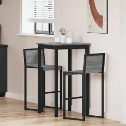 vidaXL Table de bar debout Bois d'ingénierie