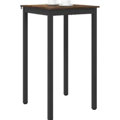vidaXL Table de bar debout Bois d'ingénierie