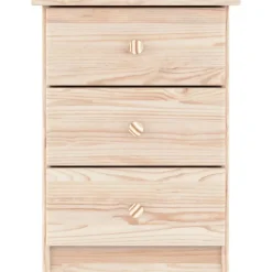 Tables-vidaXL Table de chevet ALTA 41x35x55,5 cm bois de pin massif Naturel