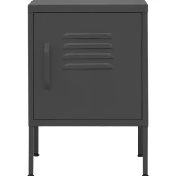 vidaXL Table de chevet 35x35x51 cm Acier