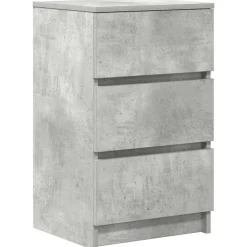 vidaXL Table de chevet avec 3 tiroirs 39x35x65 cm