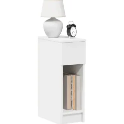 vidaXL Table de chevet avec tiroir 20x36x60 cm