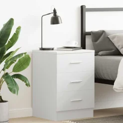vidaXL Table de chevet 38 x 35 x 56 cm Bois d'ingénierie