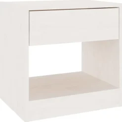 vidaXL Table de chevet 40x31x40 cm Bois de pin massif