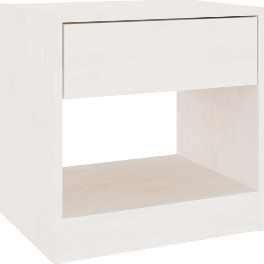 vidaXL Table de chevet 40x31x40 cm Bois de pin massif
