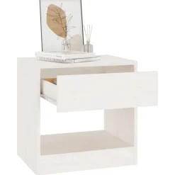 vidaXL Table de chevet 40x31x40 cm Bois de pin massif