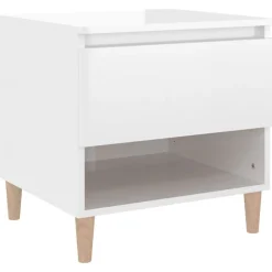 vidaXL Table de chevet 50x46x50 cm Bois d’ingénierie