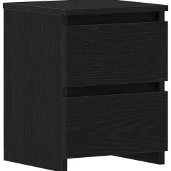 Tables-vidaXL Table de chevet 30 x 30 x 40 cm Bois d'ingénierie Blanc