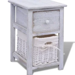vidaXL Table de chevet Bois