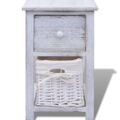 vidaXL Table de chevet Bois