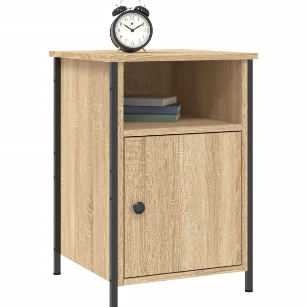 vidaXL Table de chevet chêne sonoma 40x42x60 cm bois d'ingénierie