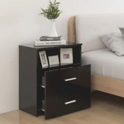 vidaXL Table de chevet 50x32x60 cm