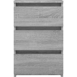 vidaXL Table de chevet 40x35x62,5 cm Bois d'ingénierie