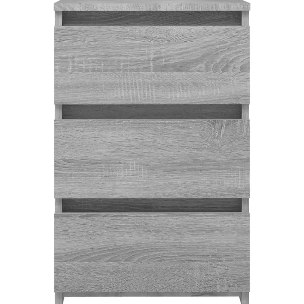 vidaXL Table de chevet 40x35x62,5 cm Bois d'ingénierie