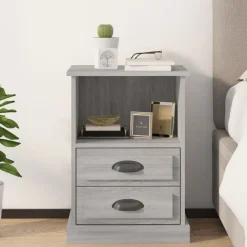vidaXL Table de chevet 43x36x60 cm