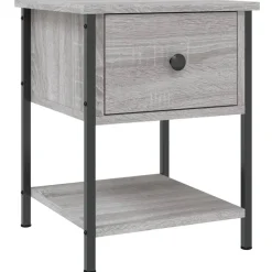 vidaXL Table de chevet 34x35,5x45 cm bois d'ingénierie