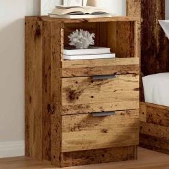 vidaXL Table de chevet 40x36x65 cm bois d'ingénierie