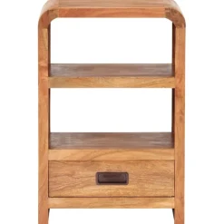 vidaXL Table de chevet 40x30x60 cm Bois acacia massif et finition miel