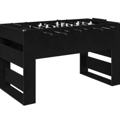 Jeux D'Intérieur-vidaXL Table de Foosball Chêne Noir 146,5 x 74 x 85 cm Ch&ecirc;ne noir