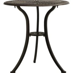 vidaXL Table de jardin 62x62x65 cm Aluminium coulé