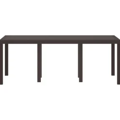 vidaXL Table de Jardin 200 x 100 x 73 cm polyrotin