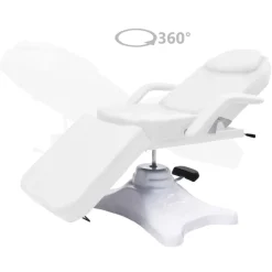 Santé & Beauté-vidaXL Table de massage 180x62x(86,5-118) cm Blanc