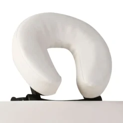 Santé & Beauté-vidaXL Table de massage pliable Blanc crème 2 zones cadre en aluminium Blanc cr&egrave;me
