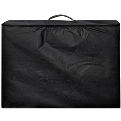 Santé & Beauté-vidaXL Table de massage pliable 3 zones avec cadre en bois Noir