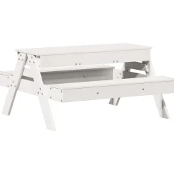 vidaXL Table de pique-nique avec bac à sable pour enfants pin massif