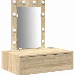 vidaXL Table de Toilette Marron 60 x 40 x 70 cm Bois d'ingénierie