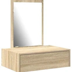 vidaXL Table de Toilette Marron 60 x 40 x 70 cm Bois d'ingénierie