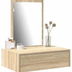 vidaXL Table de Toilette Marron 60 x 40 x 70 cm Bois d'ingénierie