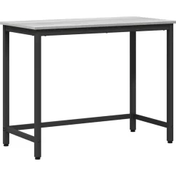 Meubles De Bureau-vidaXL table Gris Sonoma 80 x 50 x 76,5 cm Bois d'ingénierie et acier Sonoma gris