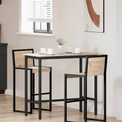 vidaXL table 100 x 50 x 91 cm Bois d'ingénierie et acier