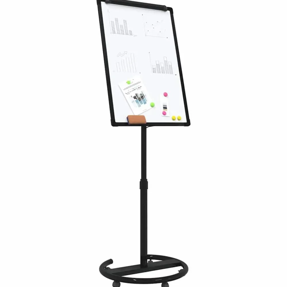 vidaXL Tableau blanc magnétique et Blanc 62 x 62,5 x 197 cm EPS